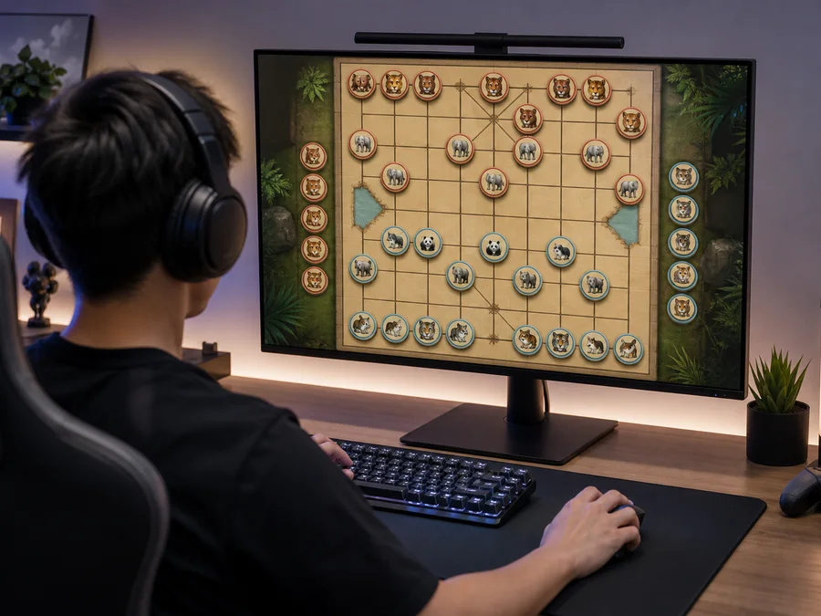 Leaving, reconnecting, and closing an online Jungle Chess room
